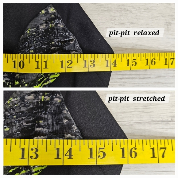 Women's Jaquard Zip Front Black Green A-Line Mini Formal New Years Dress Size 2 - Picture 10 of 11